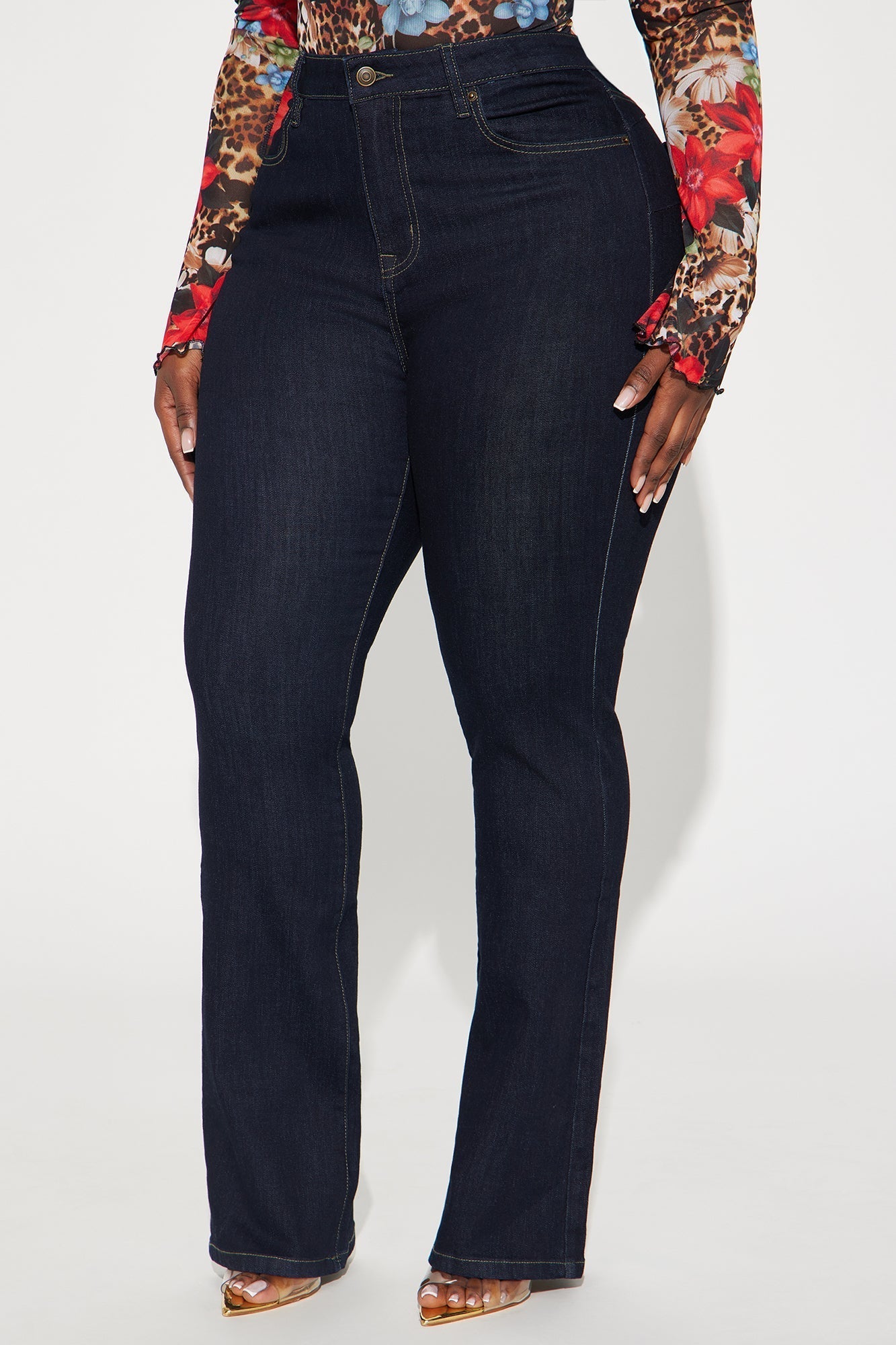 Amaya Sculpting Stretch Bootcut Jeans - Dark Wash