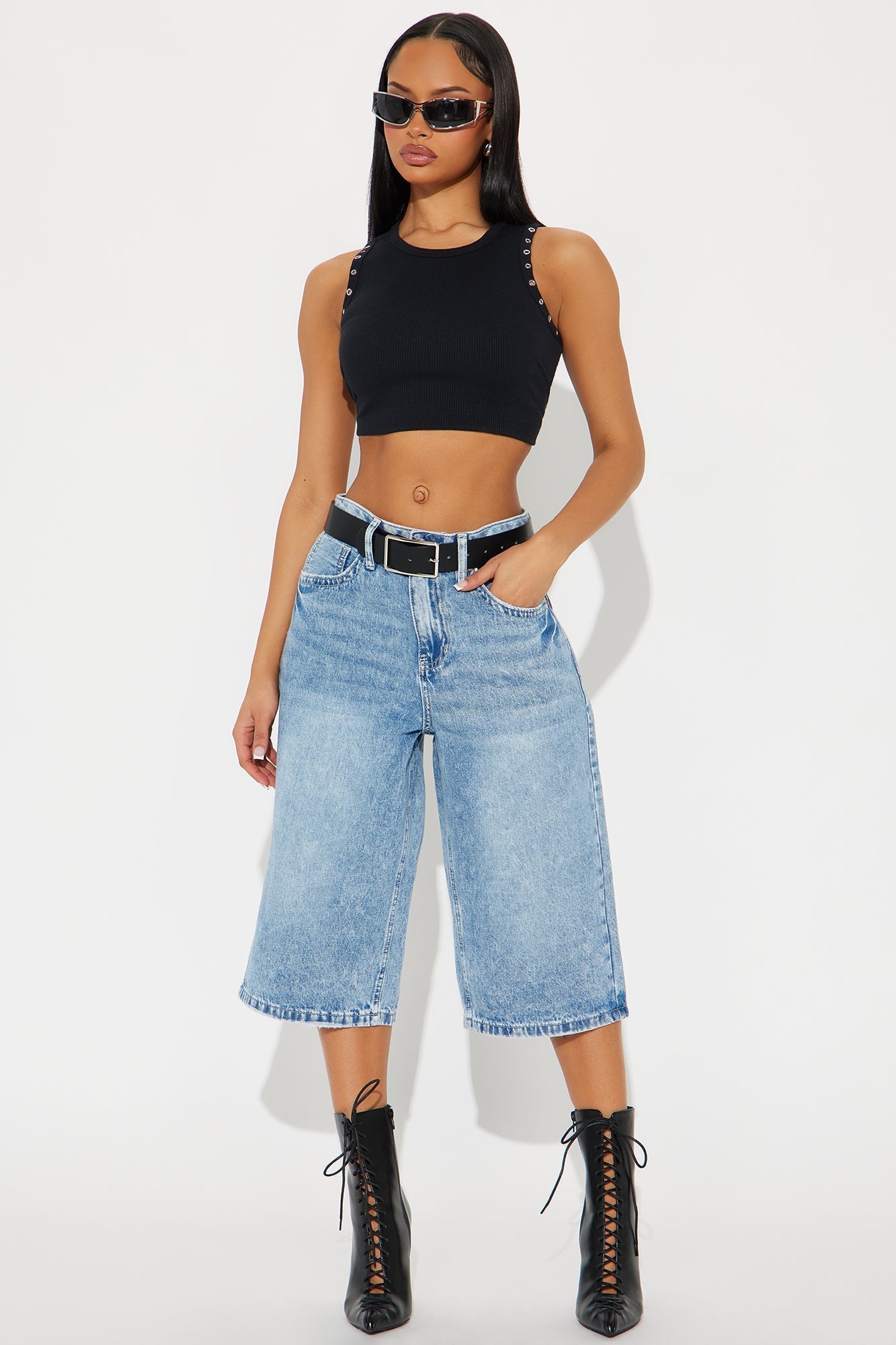 Classic Denim Jorts - Medium Wash