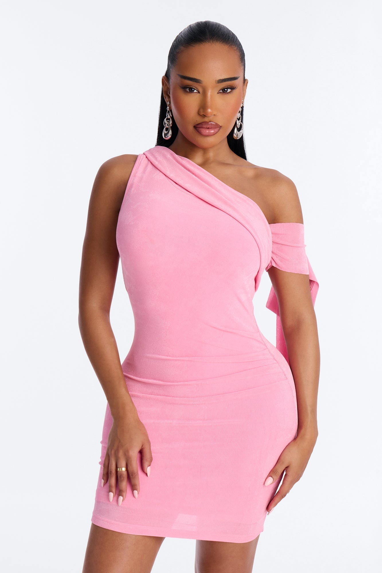 The Good Life Slinky Mini Dress - Pink