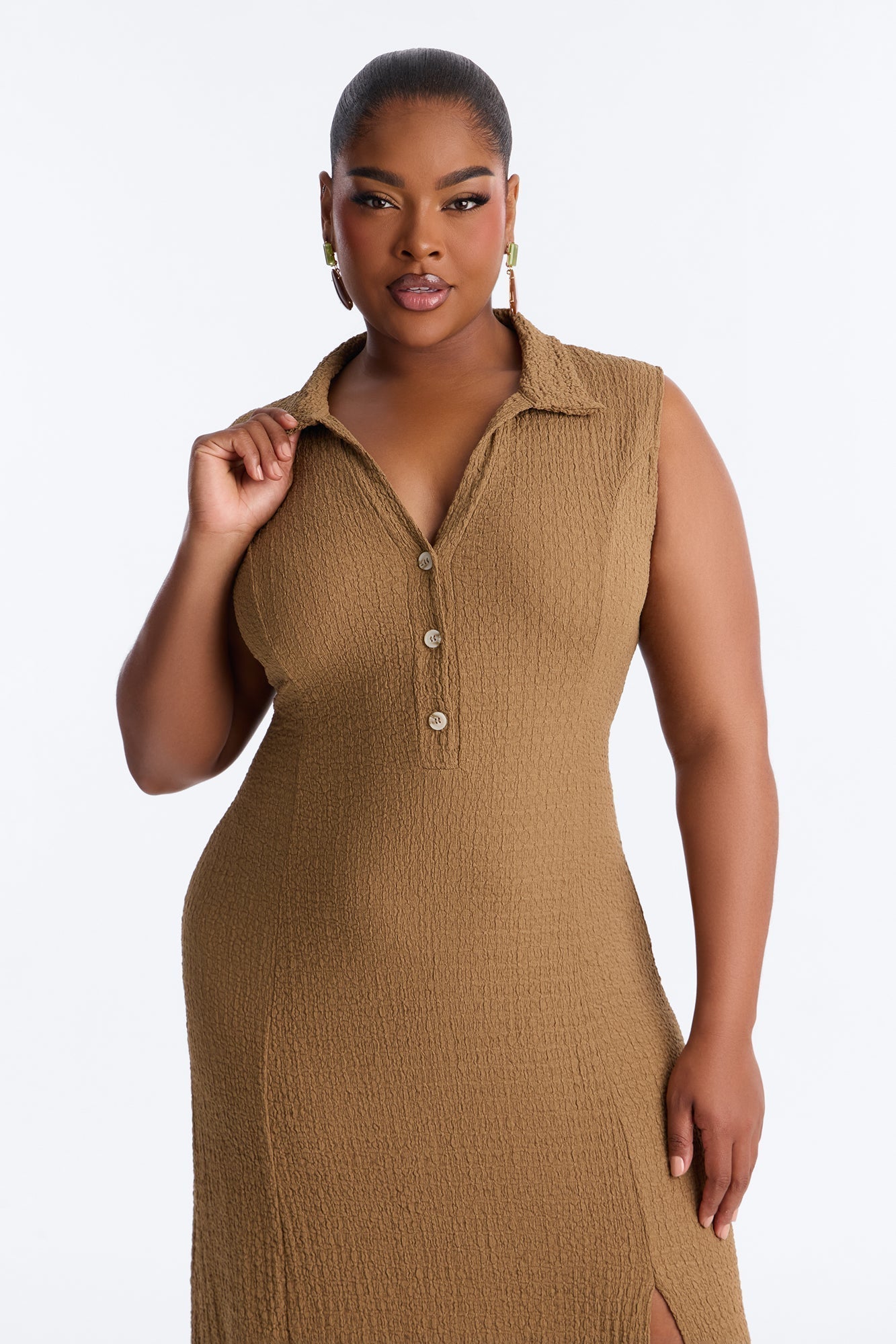 Forever A Classic Maxi Dress - Mocha