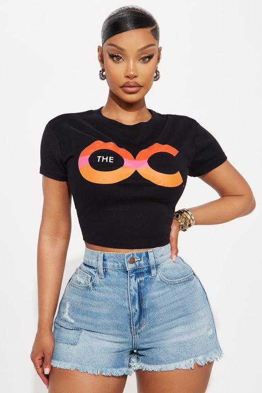 The OC Baby Tee - Black