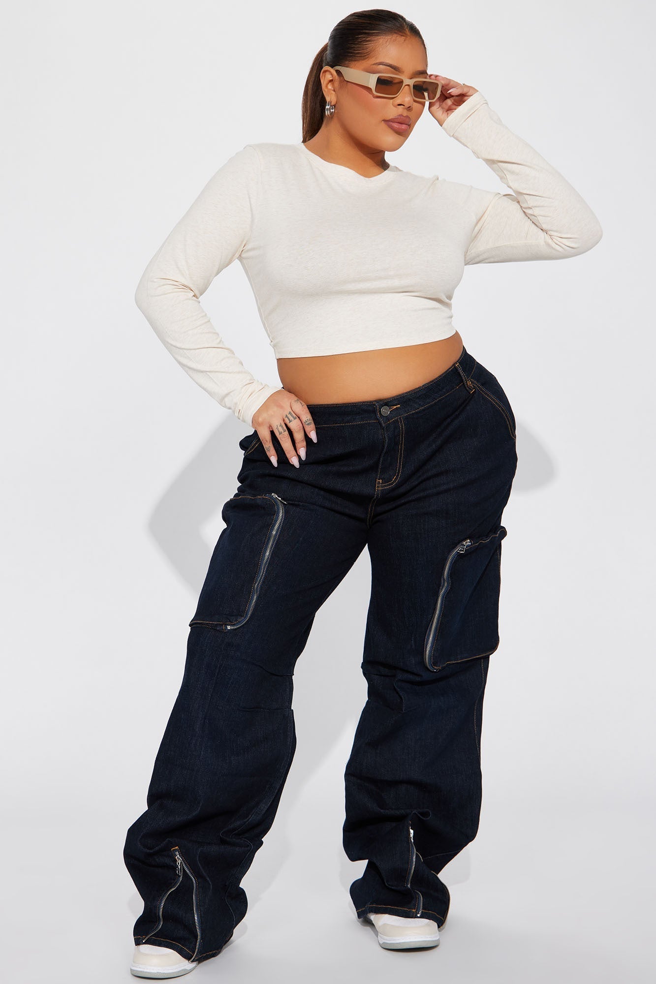 Robin Long Sleeve Top - Oatmeal