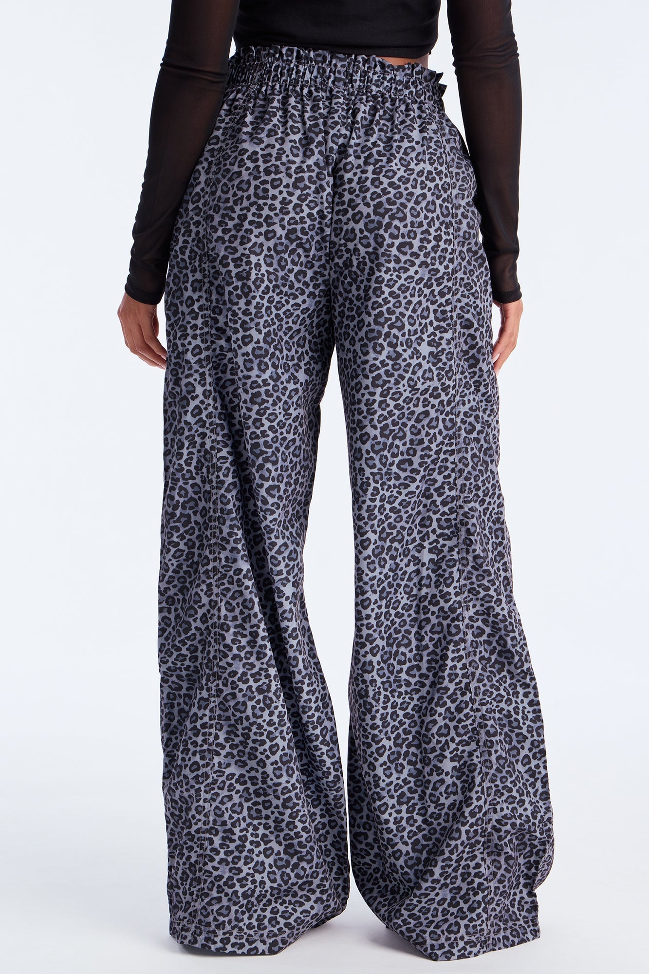Do What You Will Leopard Pant - Charcoal/combo
