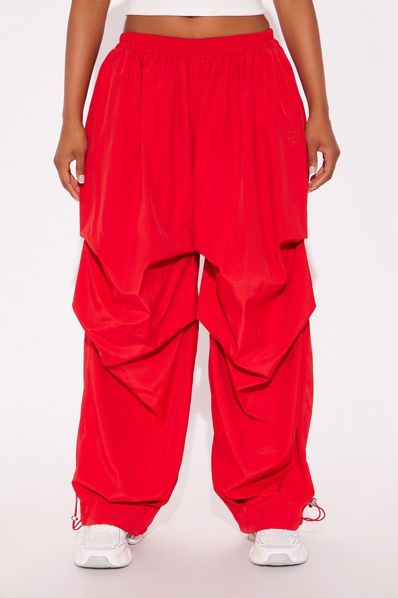 Keep Up Windbreaker Joggers 30″ - Red