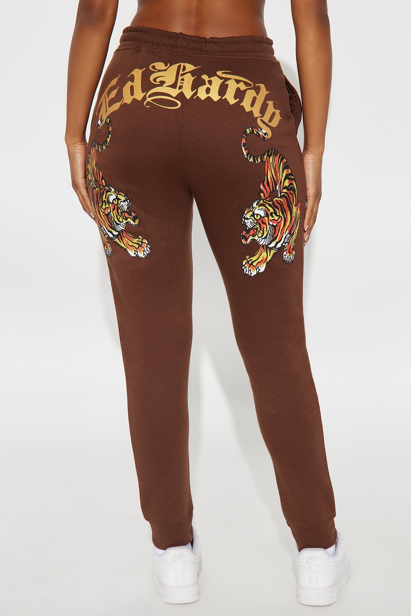 Ed Hardy Double Take Tiger Jogger - Brown