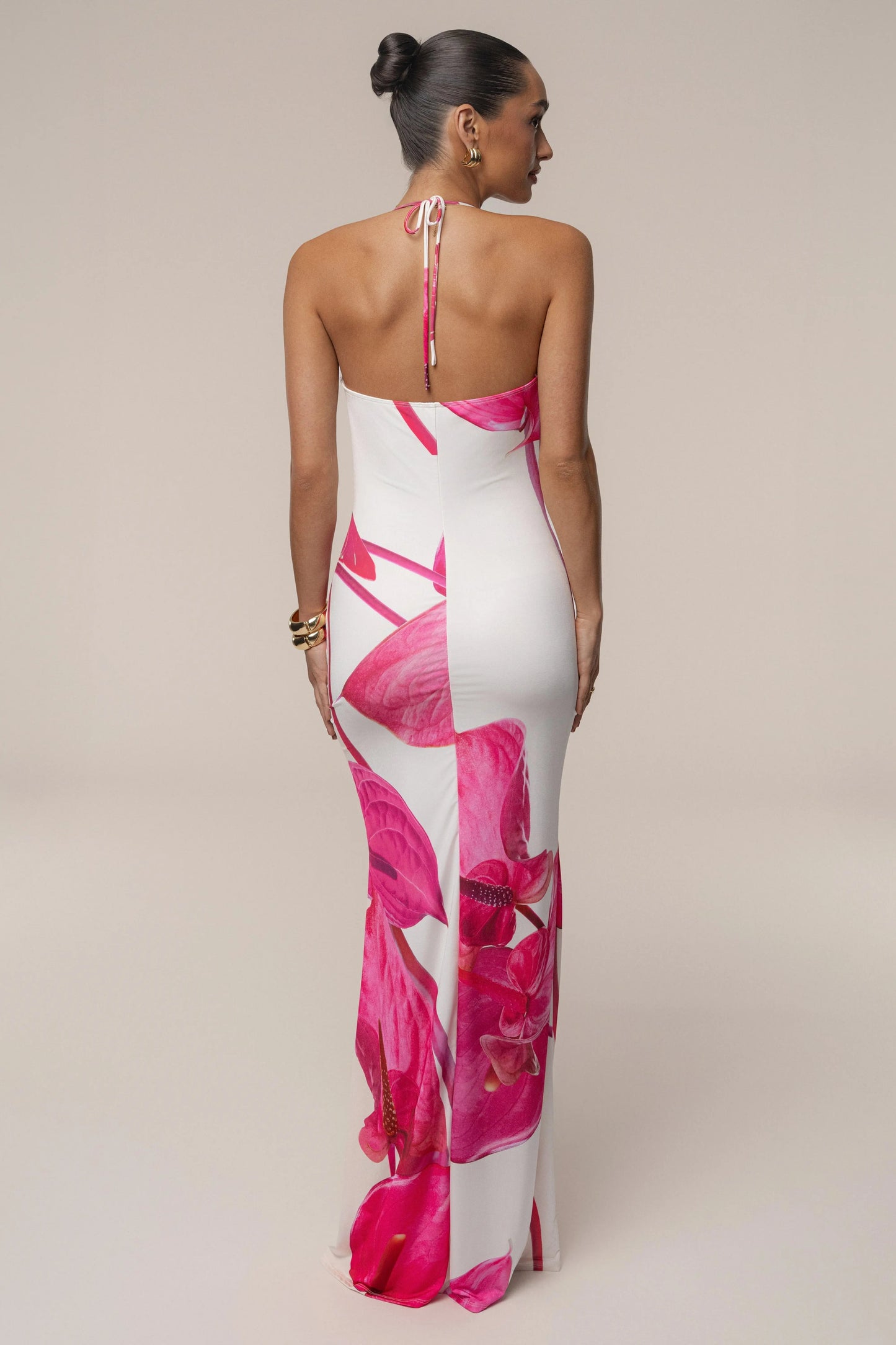 Ivory Midsummer Cowl Neck Dress